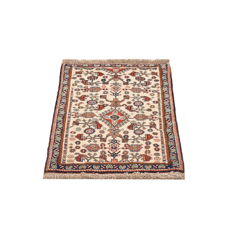 Tapis Gabbeh - Persan Kashkuli - 60 x 40 cm - beige