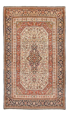 Tapis persan - Ghom - 220 x 136 cm - rouille