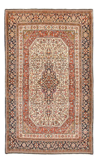 Tapis persan - Ghom - 220 x 136 cm - rouille