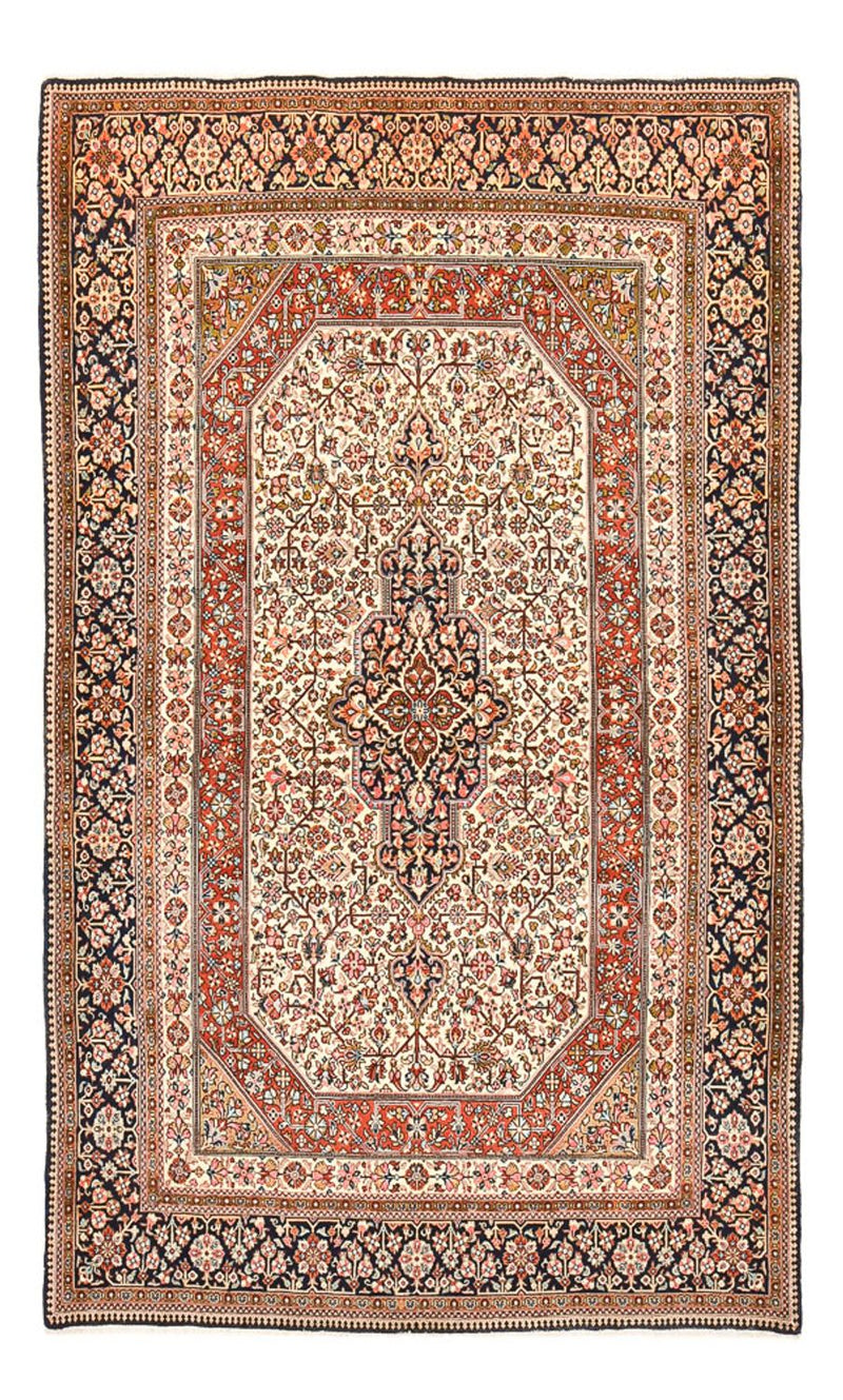 Tapis persan - Ghom - 220 x 136 cm - rouille