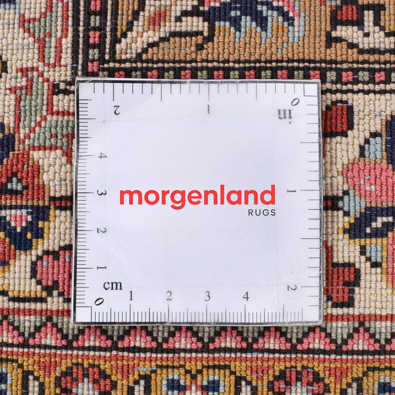 Tapis persan - Ghom - 220 x 136 cm - rouille