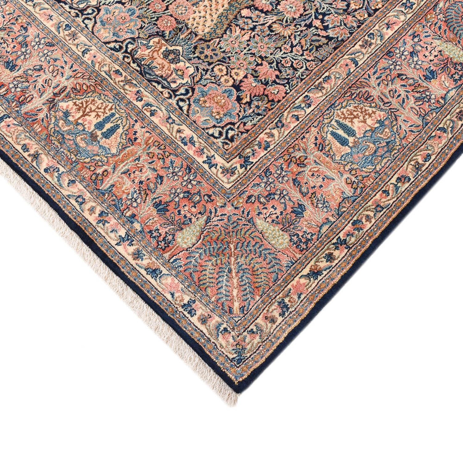 Tapis persan - Royal - 290 x 200 cm - bleu foncé
