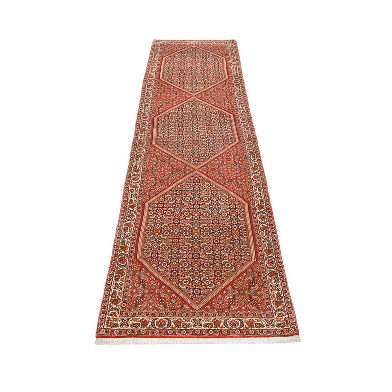 Tapis de couloir Tapis persan - Bidjar - 320 x 84 cm - rouille