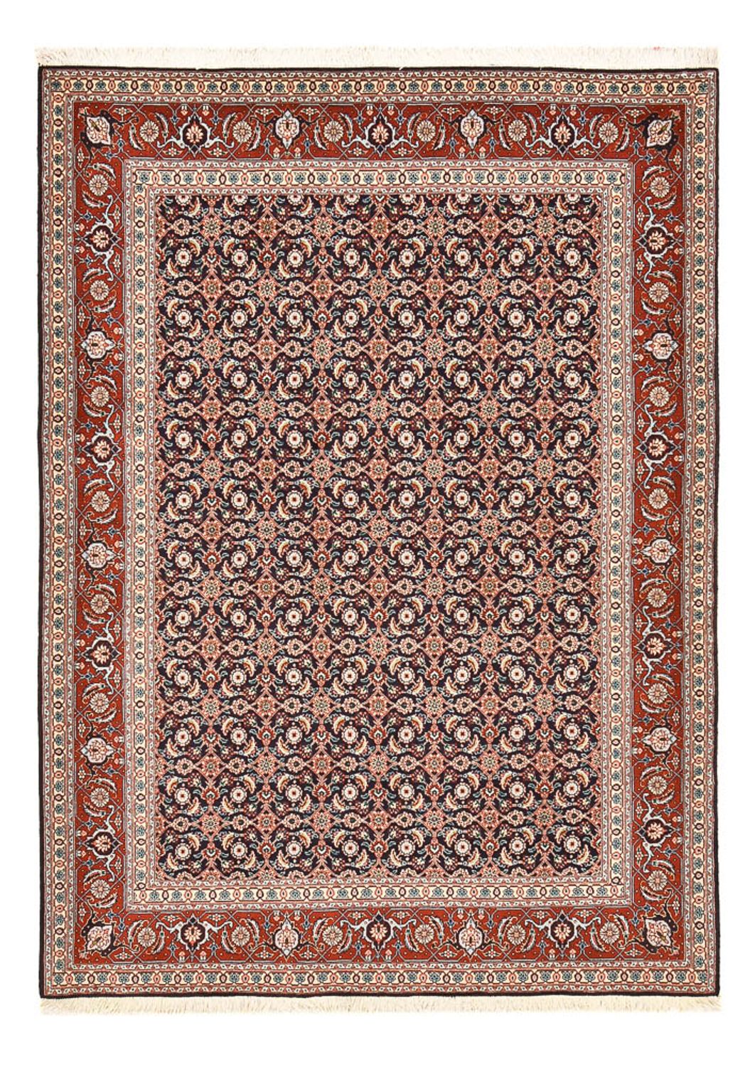 Tapis persan - Tabriz - Royal - 204 x 148 cm - rouille