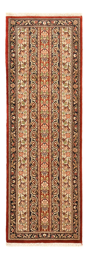 Tapis de couloir Tapis persan - Ghom - Royal - 156 x 55 cm - beige foncé