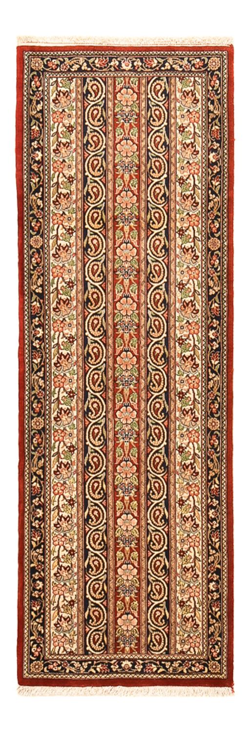 Tapis de couloir Tapis persan - Ghom - Royal - 156 x 55 cm - beige foncé
