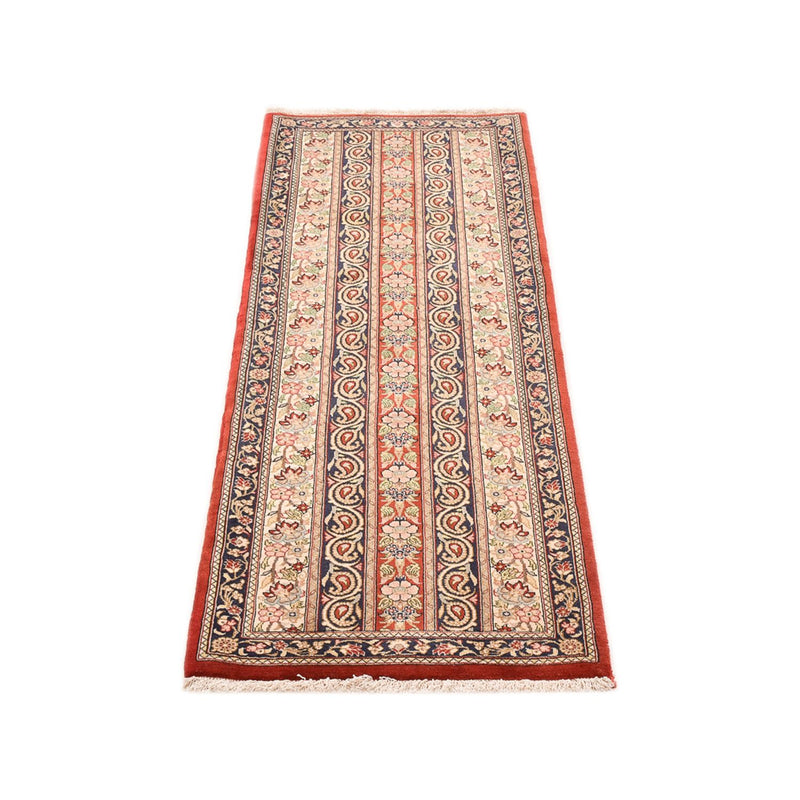 Tapis de couloir Tapis persan - Ghom - Royal - 156 x 55 cm - beige foncé