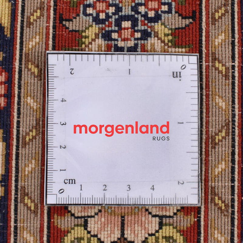 Tapis de couloir Tapis persan - Ghom - Royal - 156 x 55 cm - beige foncé