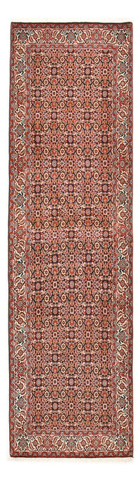 Tapis de couloir Tapis persan - Bidjar - 296 x 87 cm - rouille