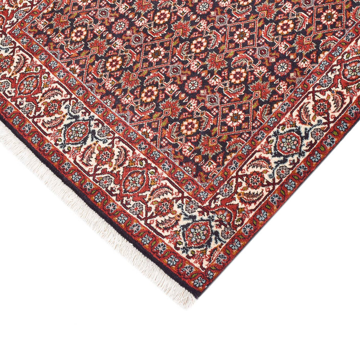 Tapis de couloir Tapis persan - Bidjar - 296 x 87 cm - rouille