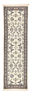 Tapis de couloir Tapis persan - Nain - Royal - 202 x 58 cm - crème