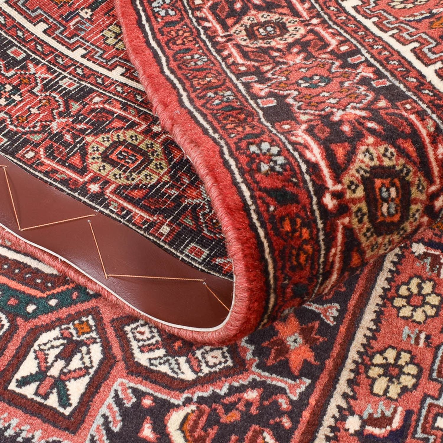 Tapis de couloir Tapis persan - Nomadic - 295 x 93 cm - rouille