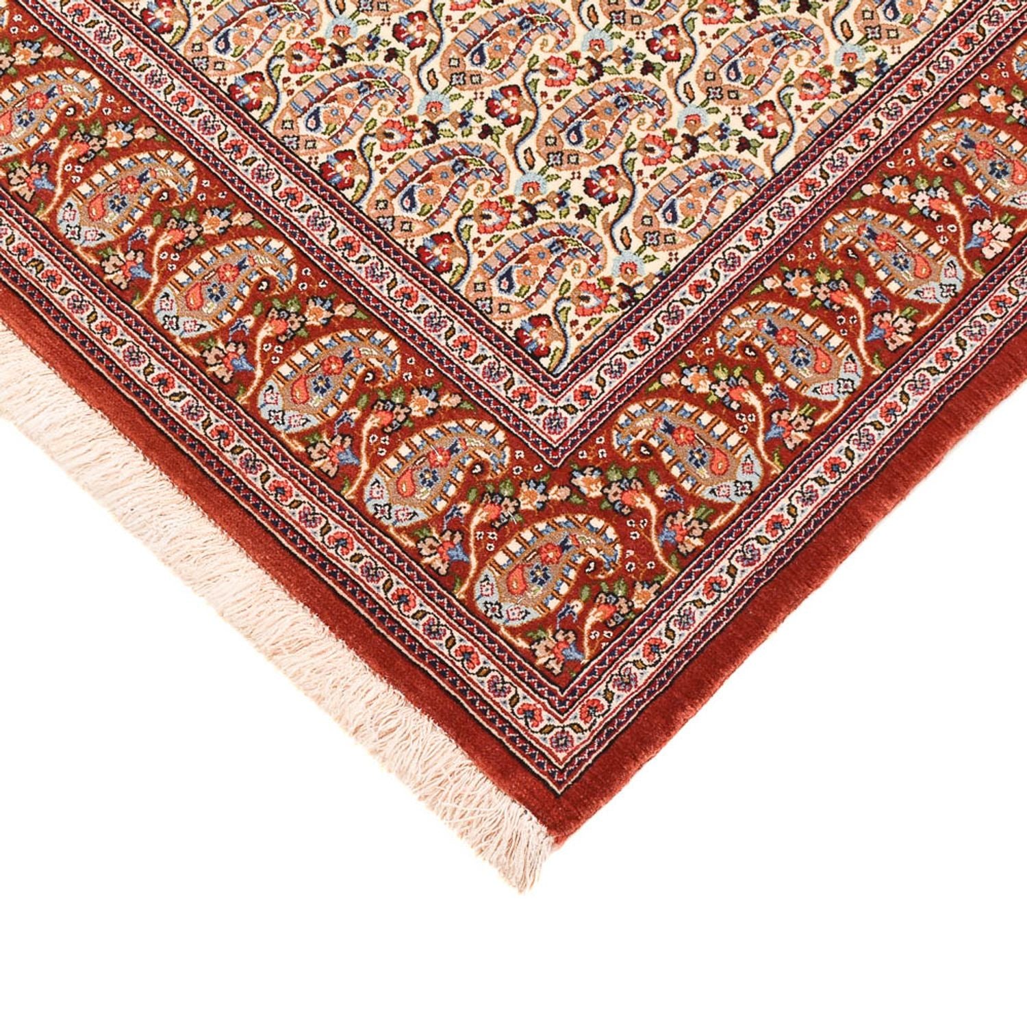 Tapis persan - Ghom - Royal - 157 x 101 cm - beige clair