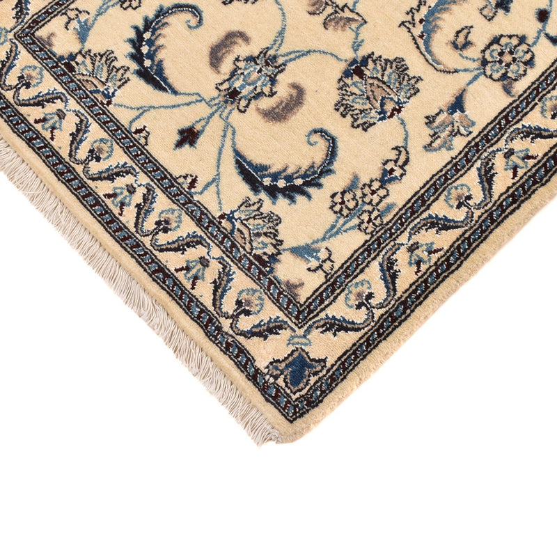 Tapis de couloir Tapis persan - Nain - Royal - 199 x 60 cm - beige