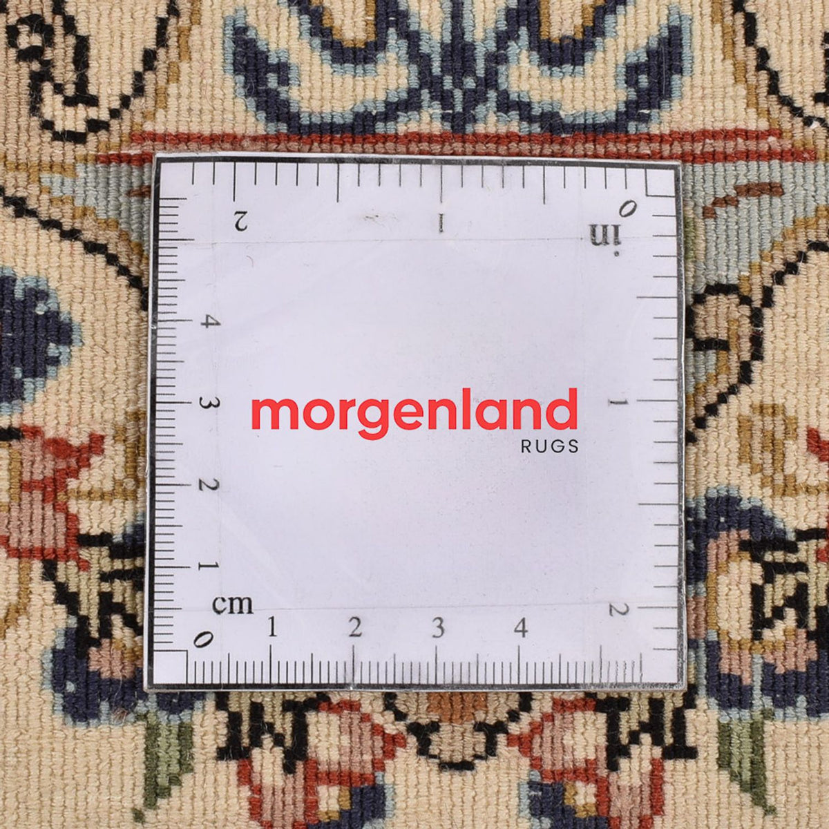 Tapis de couloir Tapis persan - Ghom - 193 x 77 cm - beige