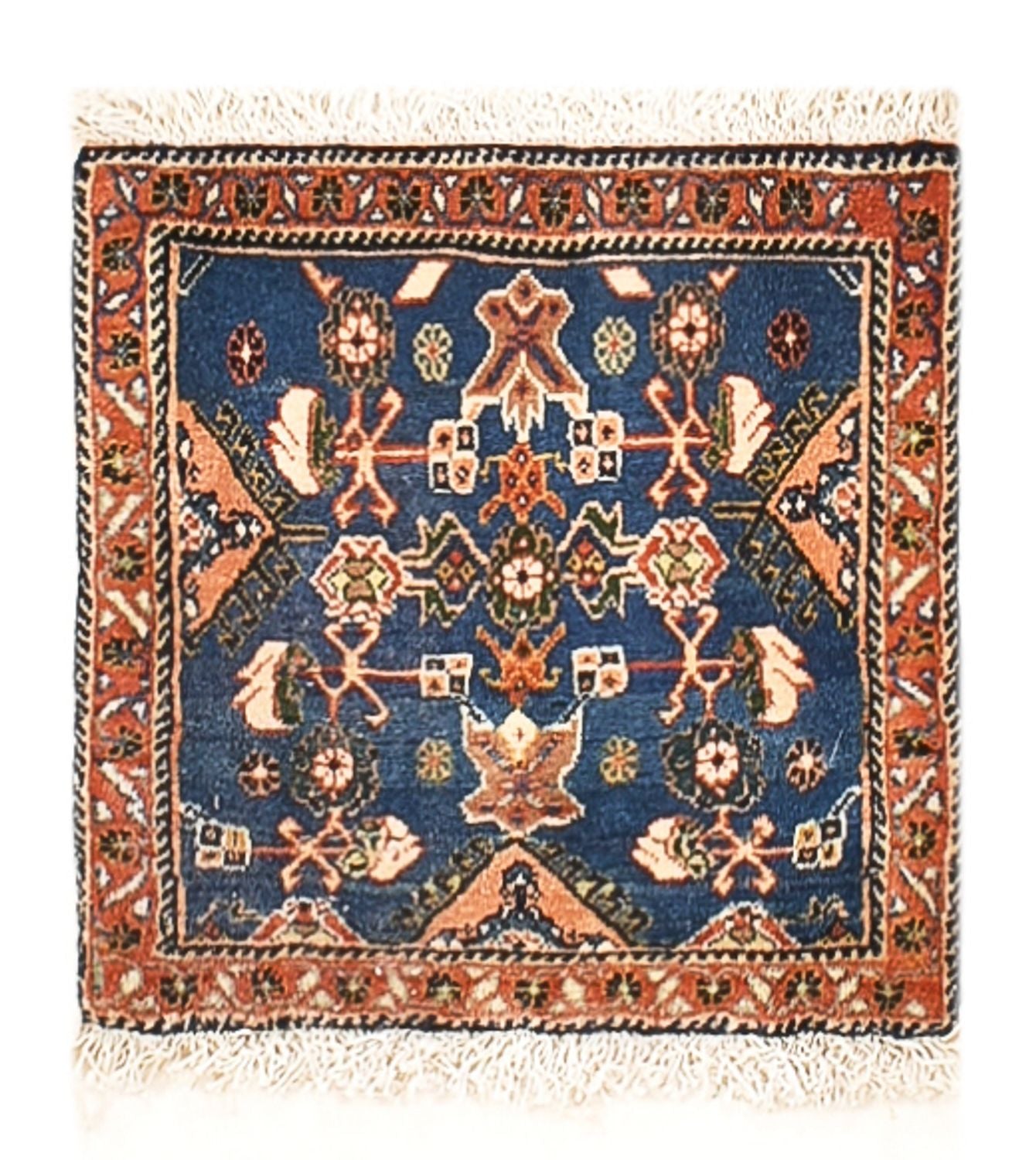 Tapis Gabbeh - Persan Kashkuli - 57 x 40 cm - multicolore