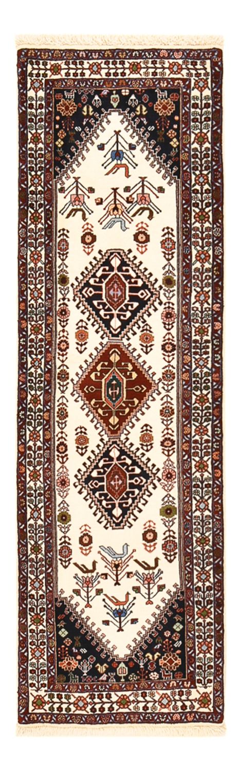 Tapis de couloir Tapis Gabbeh - Persan Kashkuli - 200 x 63 cm - multicolore