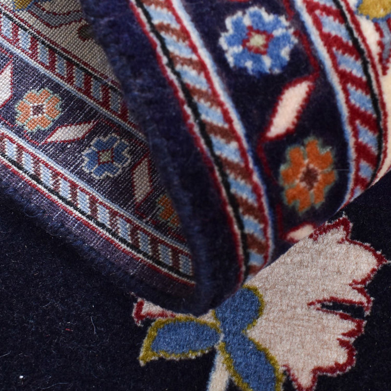 Tapis Gabbeh - Persan Kashkuli - 235 x 175 cm - bleu foncé