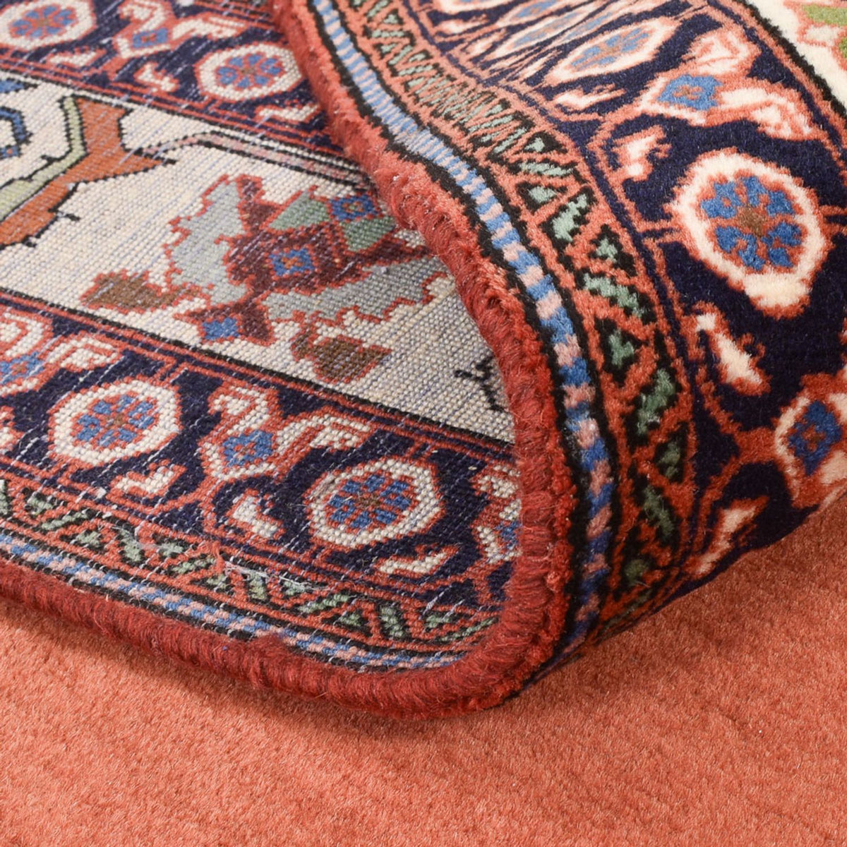 Tapis Gabbeh - Persan Kashkuli - 255 x 163 cm - rouge