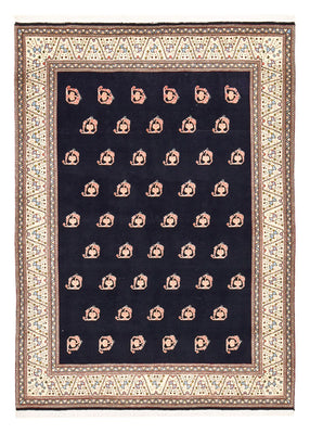 Tapis Gabbeh - Persan Kashkuli - 240 x 175 cm - bleu foncé