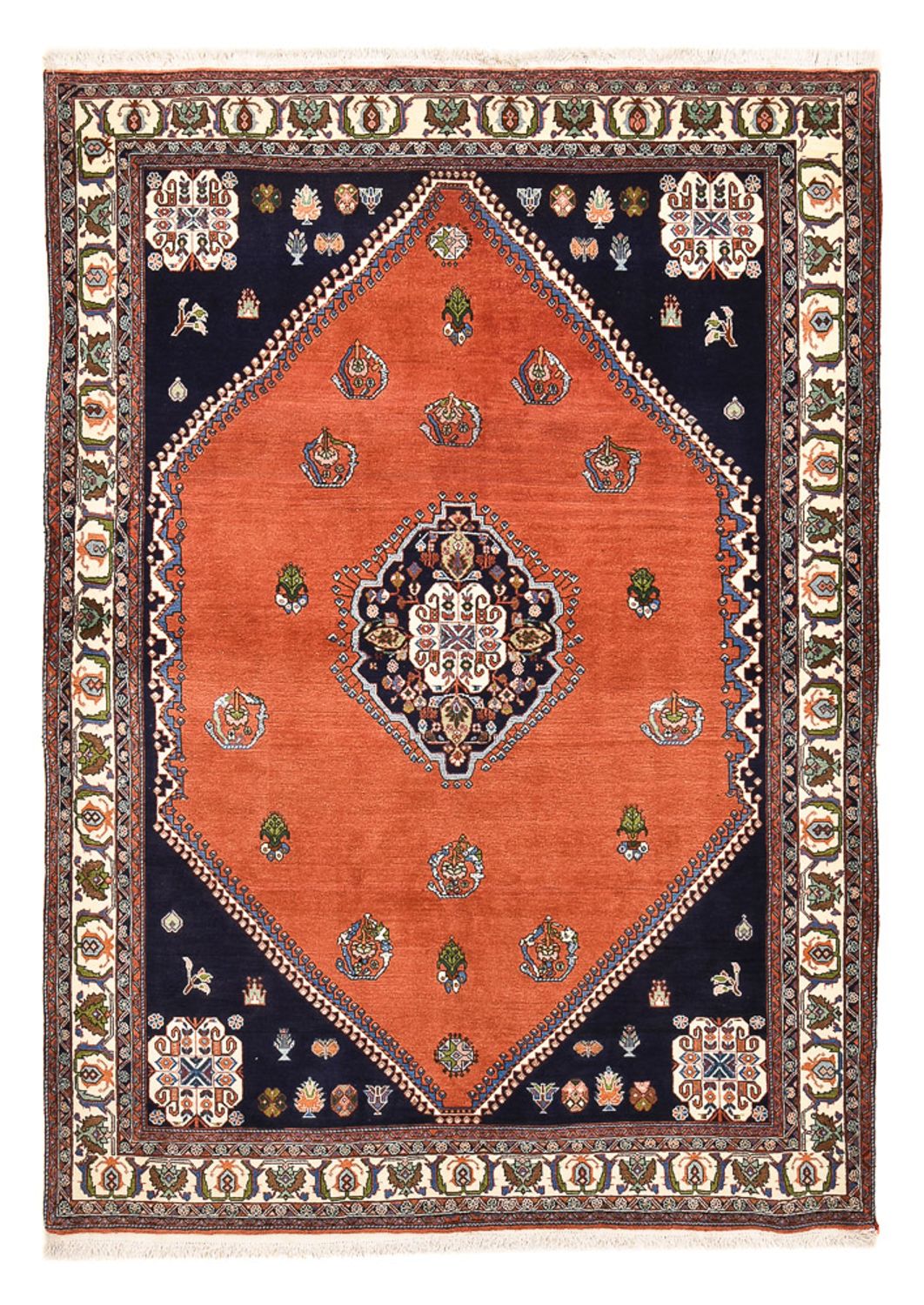 Tapis Gabbeh - Persan Kashkuli - 260 x 180 cm - rouge
