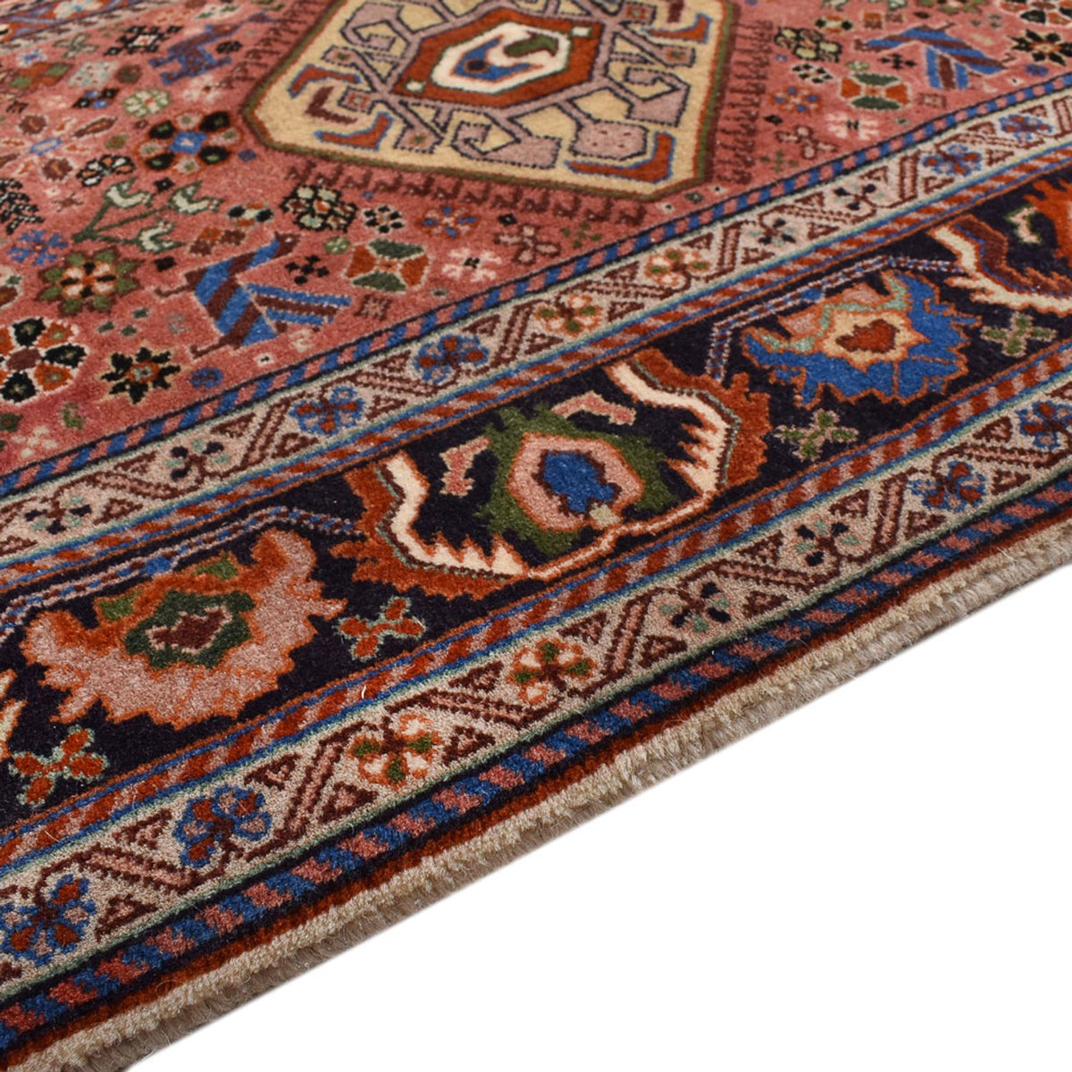 Tapis Gabbeh - Persan Kashkuli - 260 x 172 cm - rouge