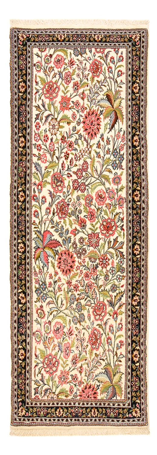 Tapis de couloir Tapis persan - Ghom - Royal - 195 x 68 cm - multicolore