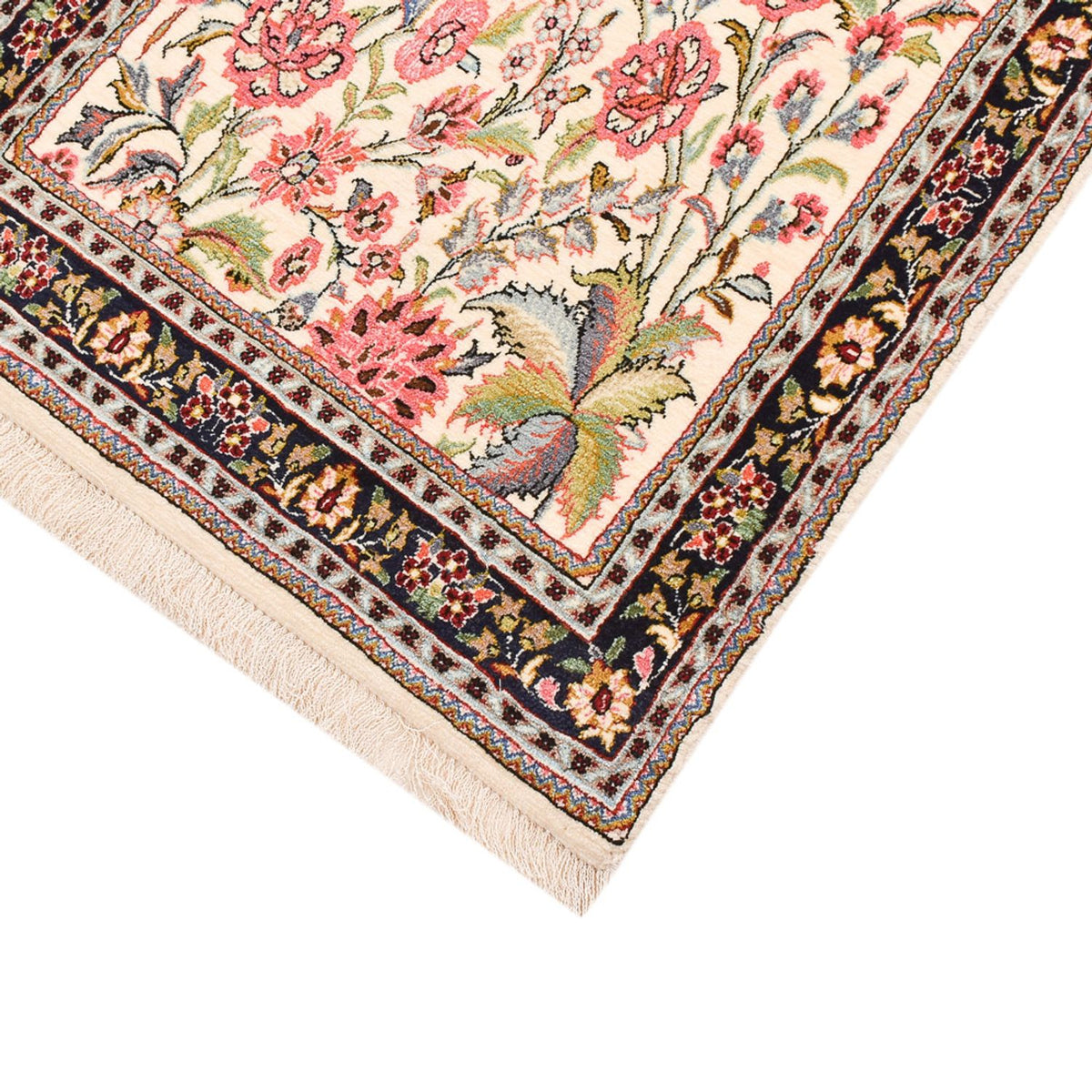 Tapis de couloir Tapis persan - Ghom - Royal - 195 x 68 cm - multicolore
