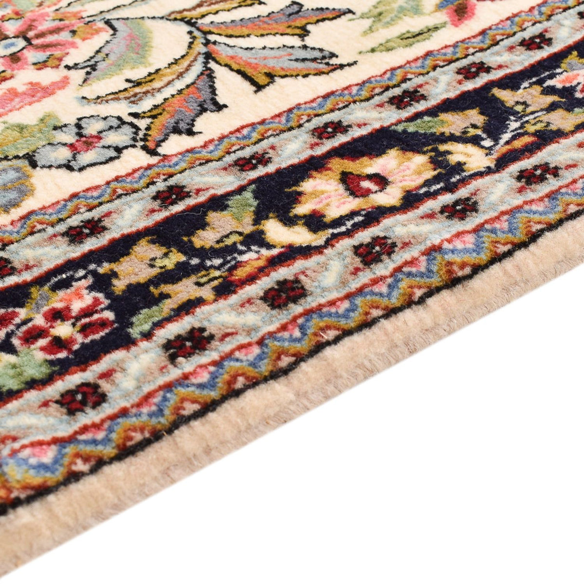 Tapis de couloir Tapis persan - Ghom - Royal - 195 x 68 cm - multicolore
