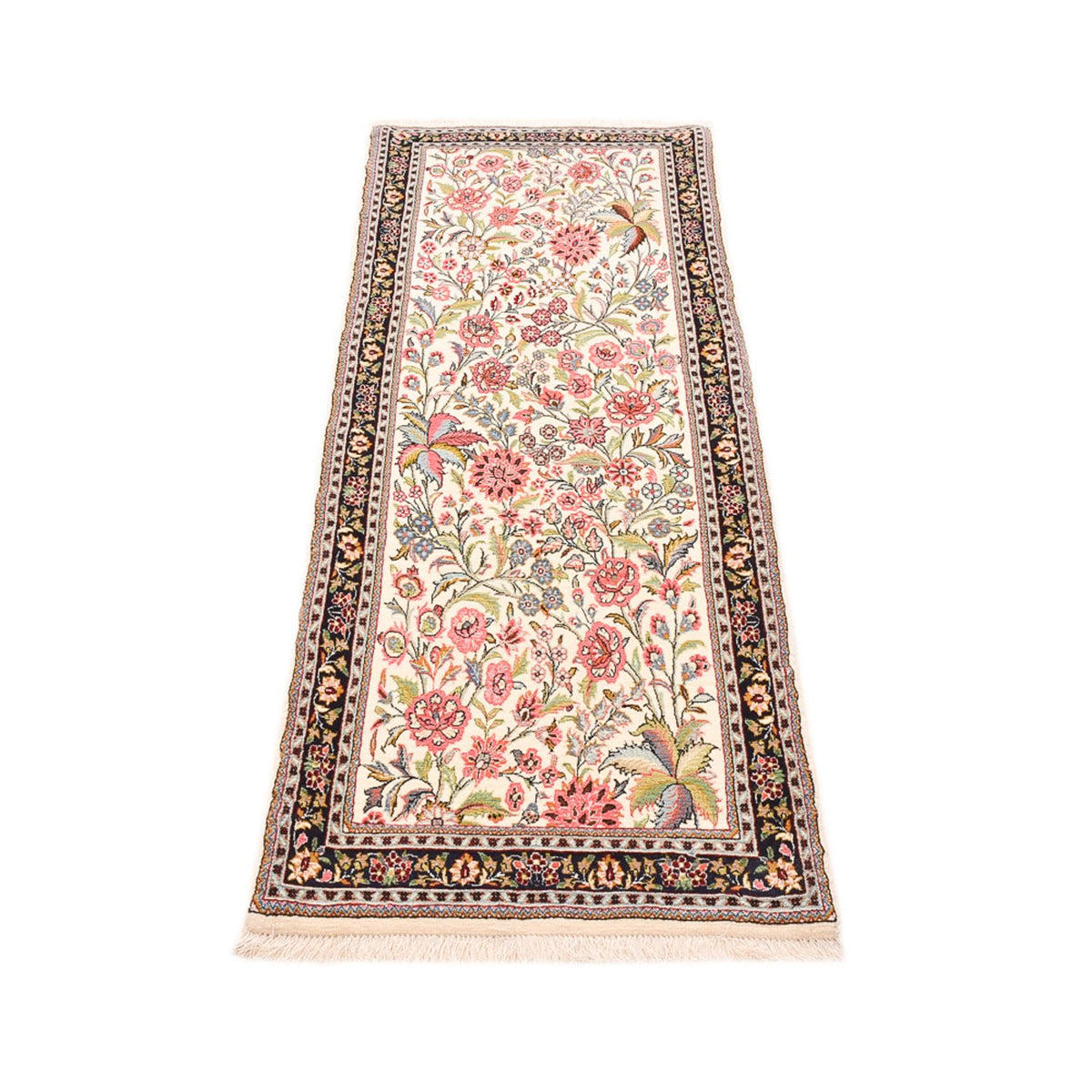 Tapis de couloir Tapis persan - Ghom - Royal - 195 x 68 cm - multicolore