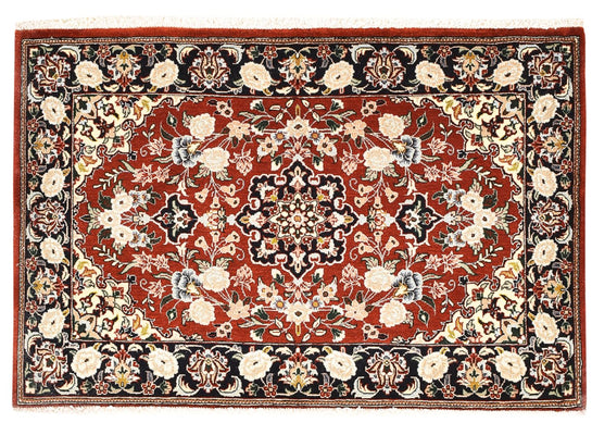 Tapis persan - Ghom - 104 x 68 cm - rouge