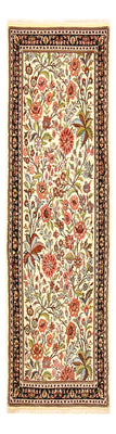 Tapis de couloir Tapis persan - Ghom - Royal - 204 x 57 cm - beige