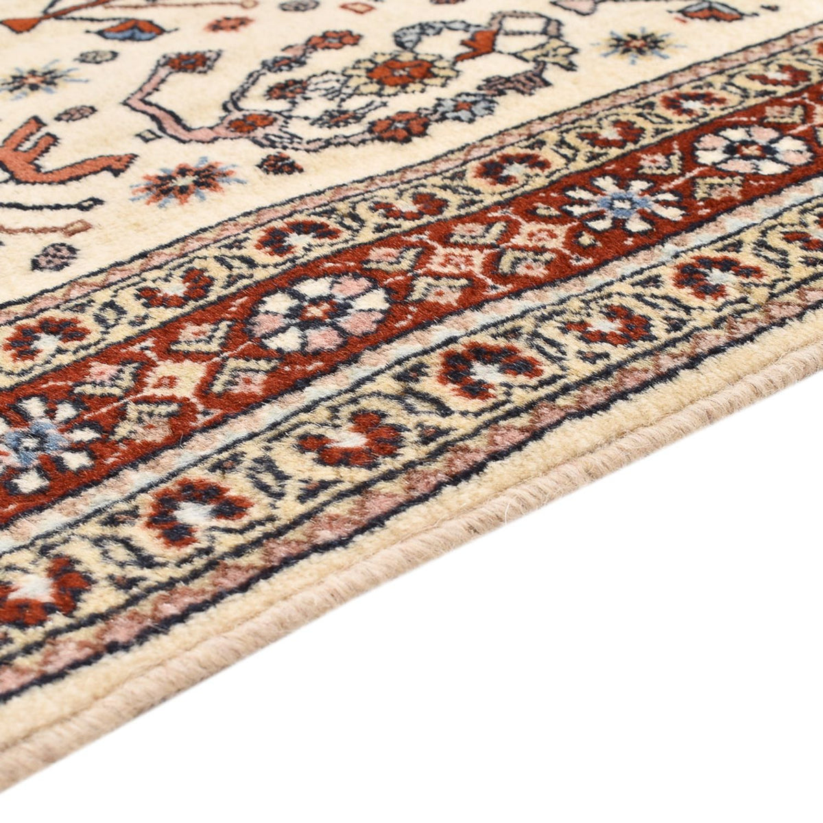Tapis de couloir Tapis Gabbeh - Persan Kashkuli - 213 x 65 cm - beige
