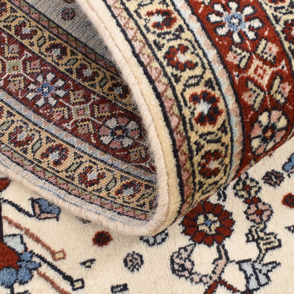 Tapis de couloir Tapis Gabbeh - Persan Kashkuli - 213 x 65 cm - beige