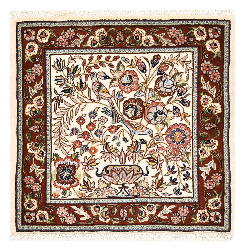 Tapis persan - Classique - 64 x 60 cm - multicolore