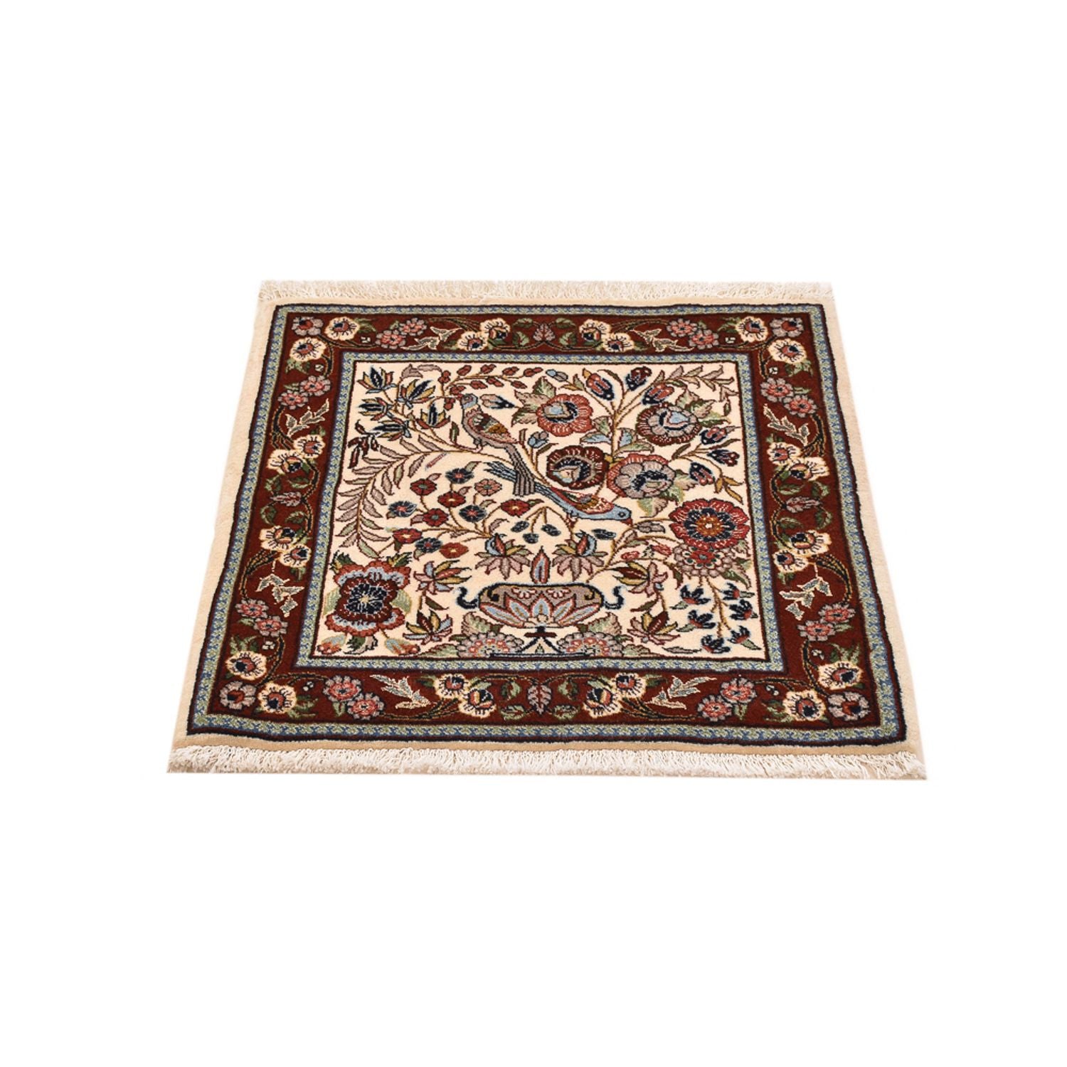 Tapis persan - Classique - 64 x 60 cm - multicolore