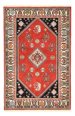 Tapis Gabbeh - Persan Kashkuli - 203 x 124 cm - rouge