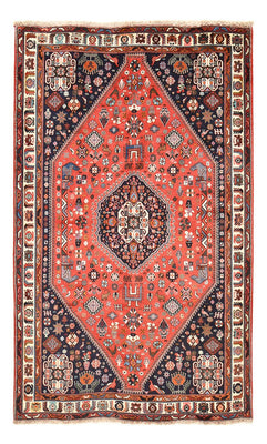 Tapis Gabbeh - Persan Kashkuli - 255 x 155 cm - rouge clair