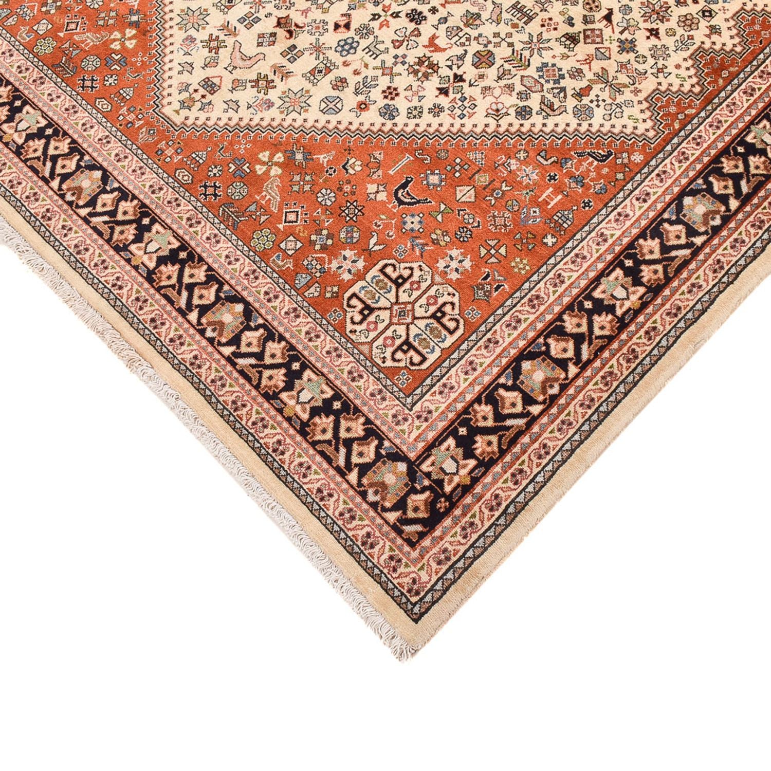 Tapis Gabbeh - Persan Kashkuli - 240 x 166 cm - sable