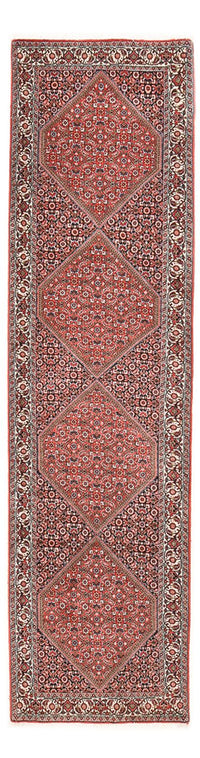 Tapis de couloir Tapis persan - Bidjar - 309 x 83 cm - rouille