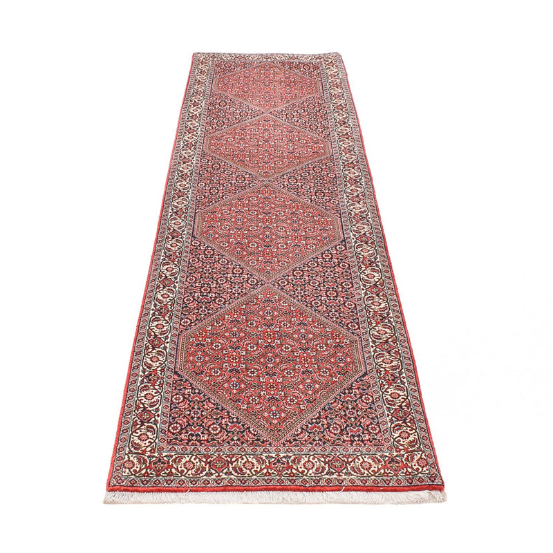 Tapis de couloir Tapis persan - Bidjar - 309 x 83 cm - rouille