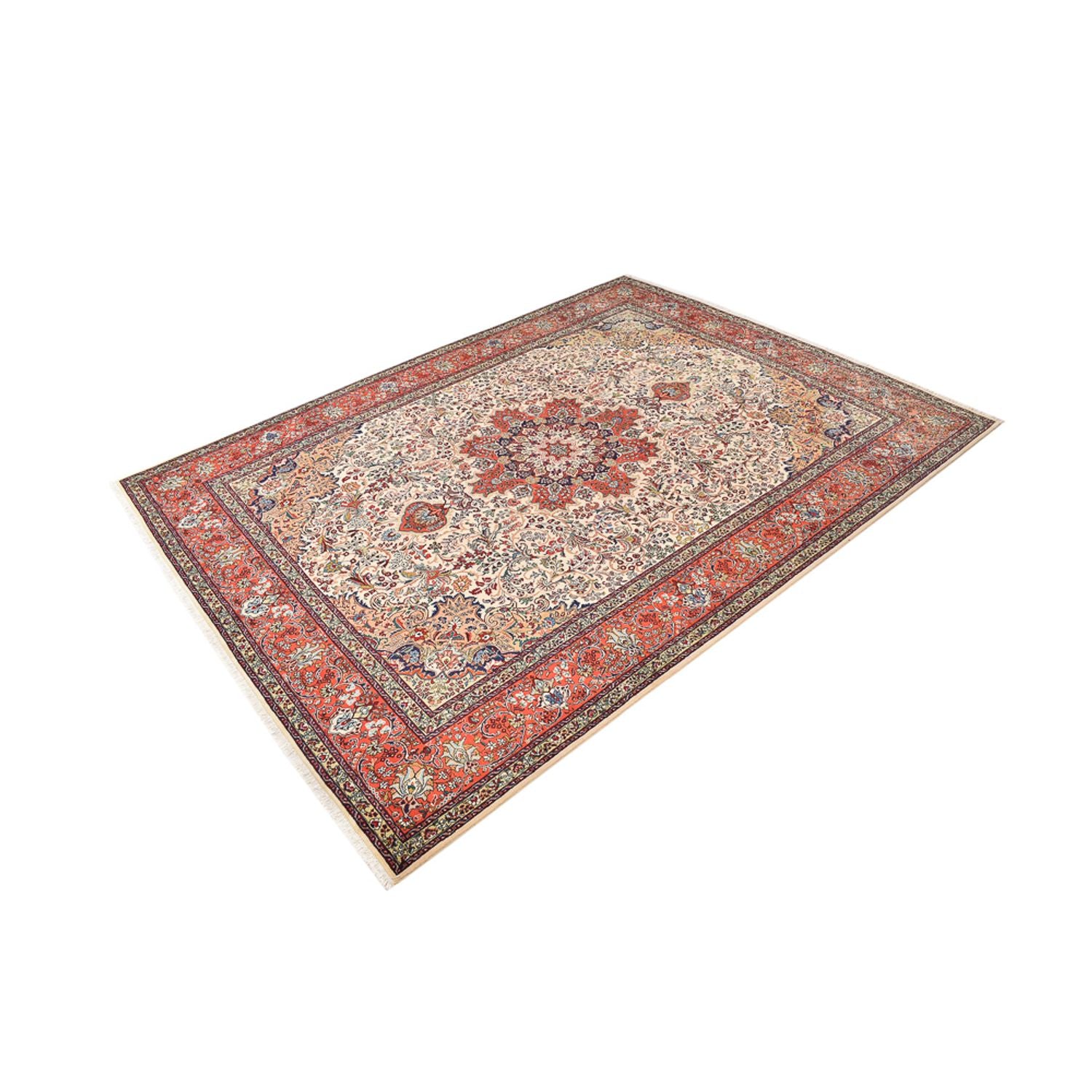 Tapis persan - Tabriz - Royal - 385 x 300 cm - rouille