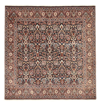 Tapis persan - Bidjar carré  - 210 x 210 cm - rouille