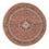 Tapis persan - Bidjar ronde  - 150 x 150 cm - rouge clair