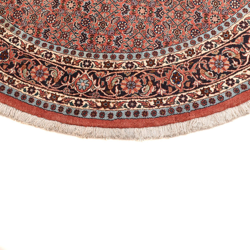 Tapis persan - Bidjar ronde  - 150 x 150 cm - rouge clair