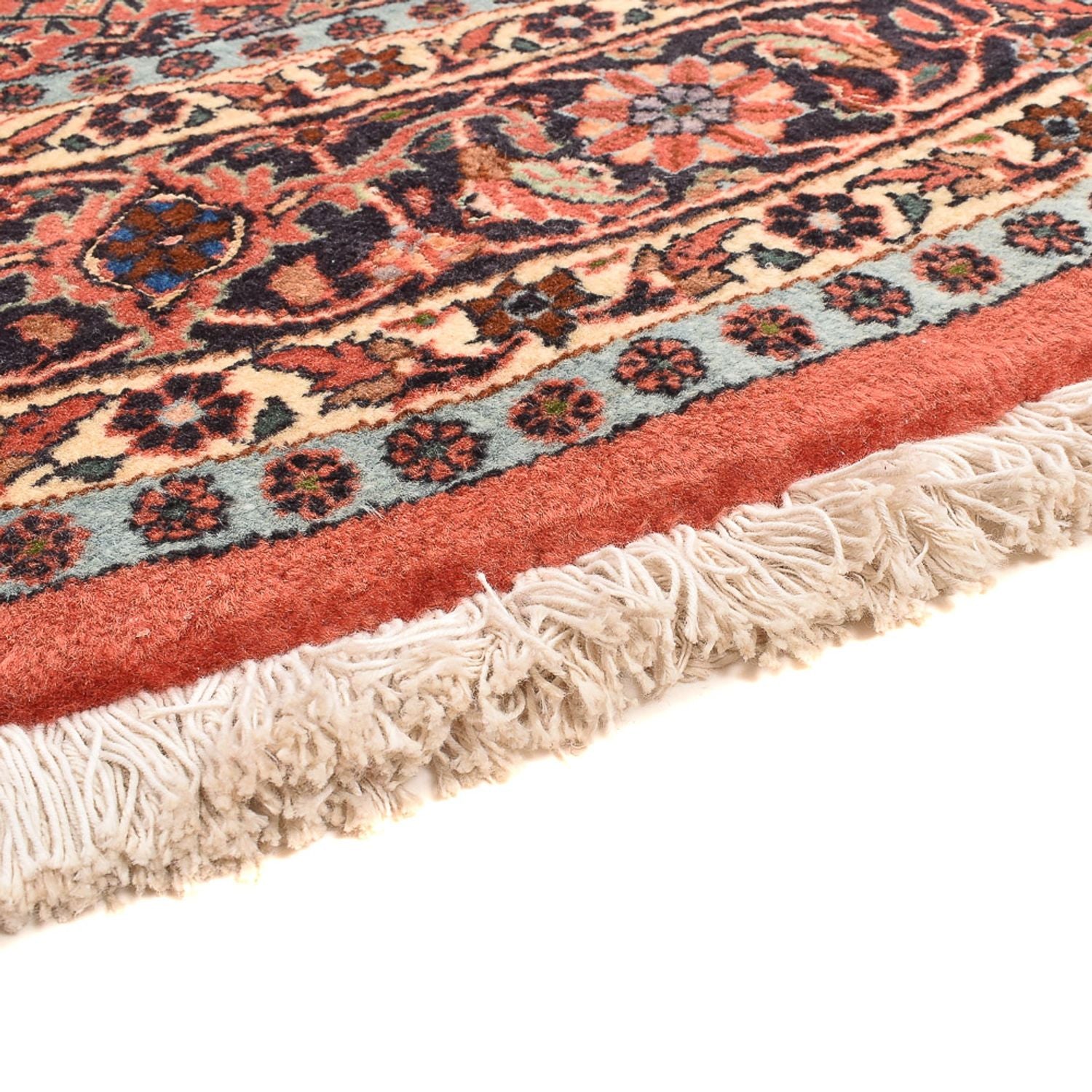 Tapis persan - Bidjar ronde  - 150 x 150 cm - rouge clair