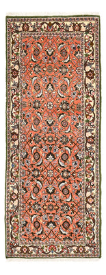Tapis de couloir Tapis persan - Bidjar - 156 x 58 cm - rouge clair