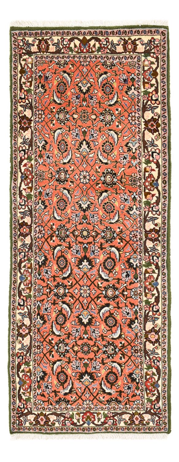 Tapis de couloir Tapis persan - Bidjar - 156 x 58 cm - rouge clair
