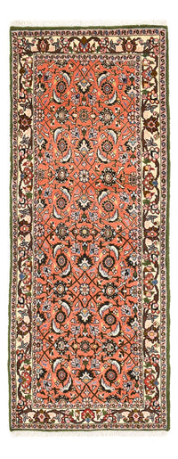 Tapis de couloir Tapis persan - Bidjar - 156 x 58 cm - rouge clair