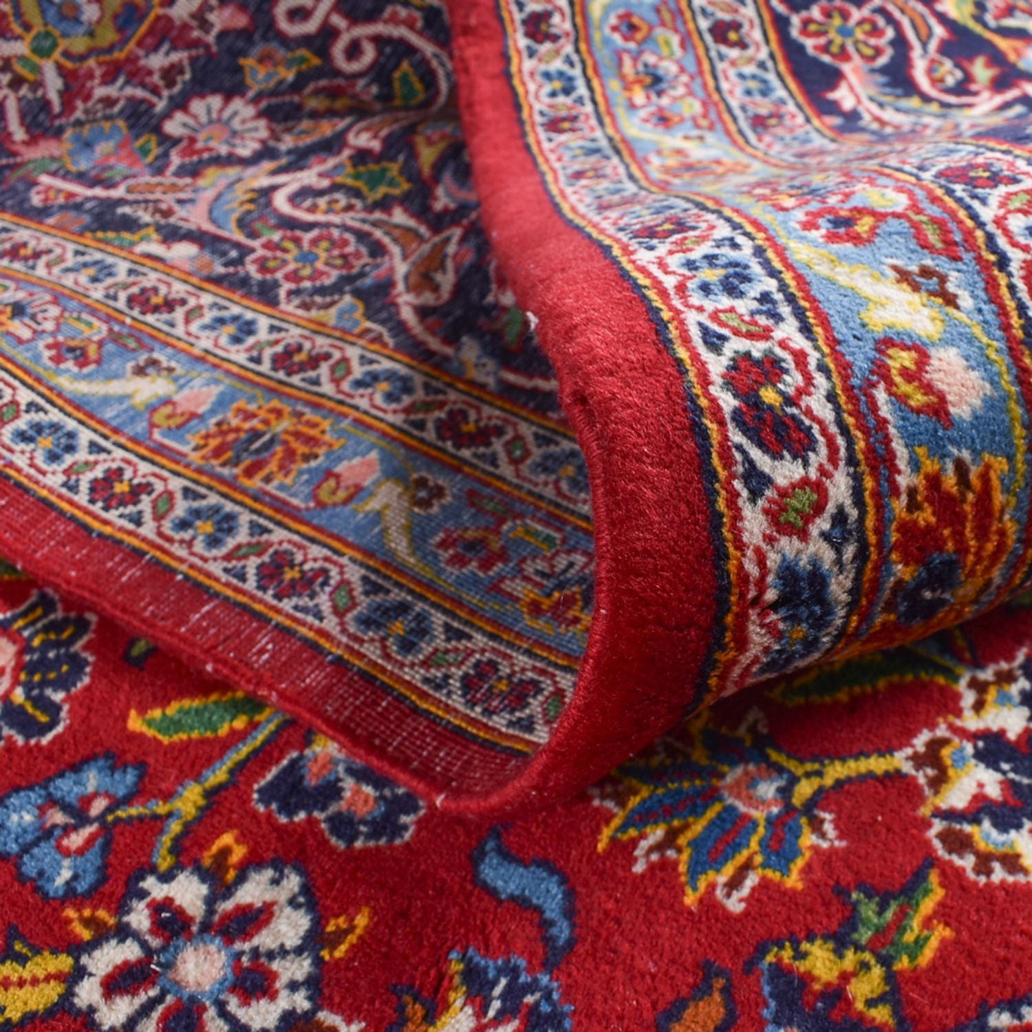 Tapis persan - Keshan - Royal - 452 x 300 cm - rouge